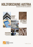 Cover des Magazins für den Holzbereich der Holzforschung Austria 3 2025.
