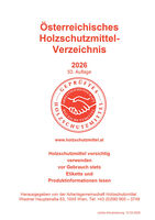 Cover of the Austrian wood preservative catalogue.