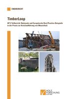 Cover of one of the research reports from the TimberLoop project.