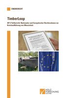 Cover of one of the research reports from the TimberLoop project.