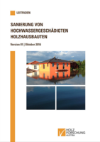 Cover of the guideline for the renovation of flood-damaged timber houses.