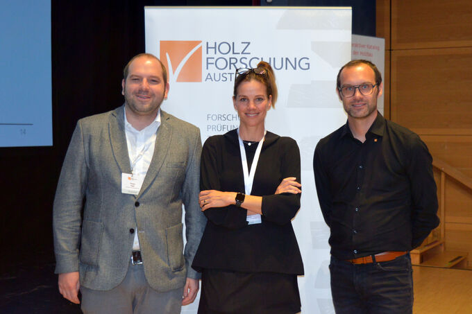 Thomas Engel, Maren Kohaus and Philipp Trimmel on stage.