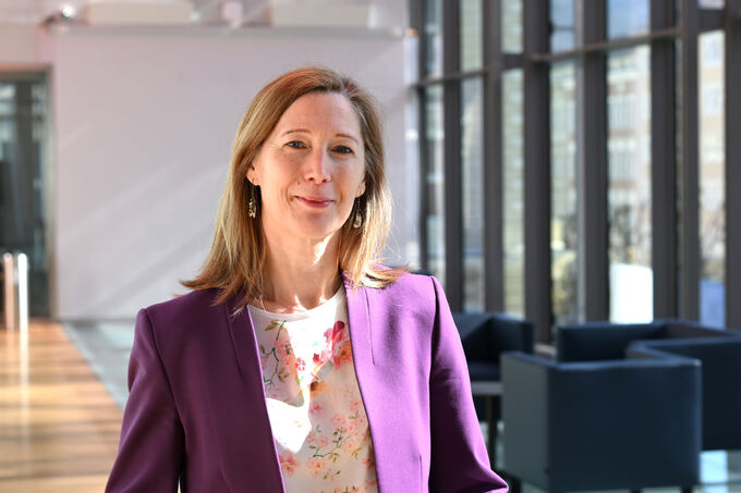 Seminar leader Julia Bachinger at Congress Salzburg.