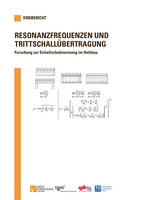 Cover of the final research report Resonance frequencies and impact sound transmission.