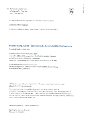Dokument zur Zertifizierungsstelle.