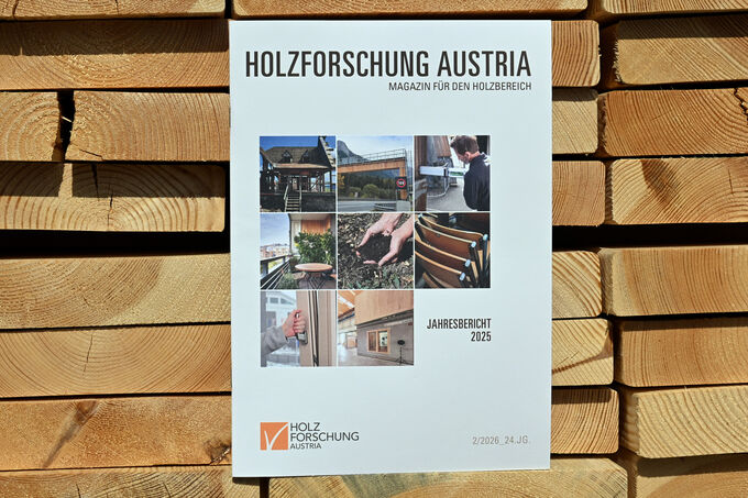 Jahresbericht 2025 der Holzforschung Austria.