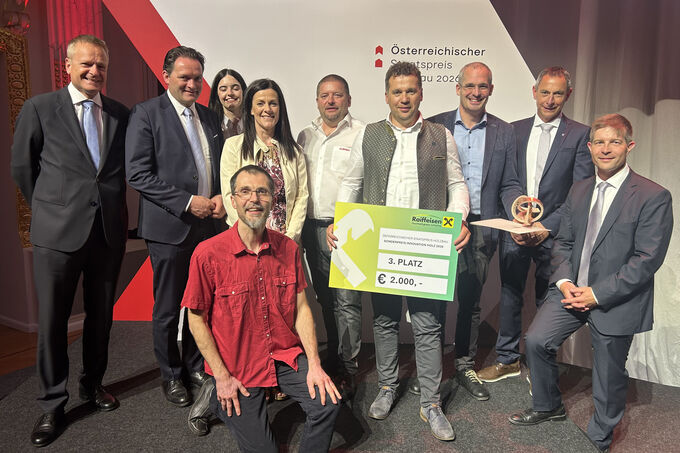 Gewinner:innen des Innovationspreis Holz 2026