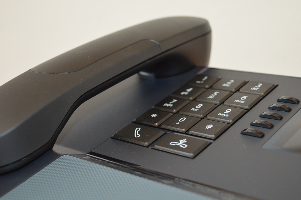 Telefonapparat.