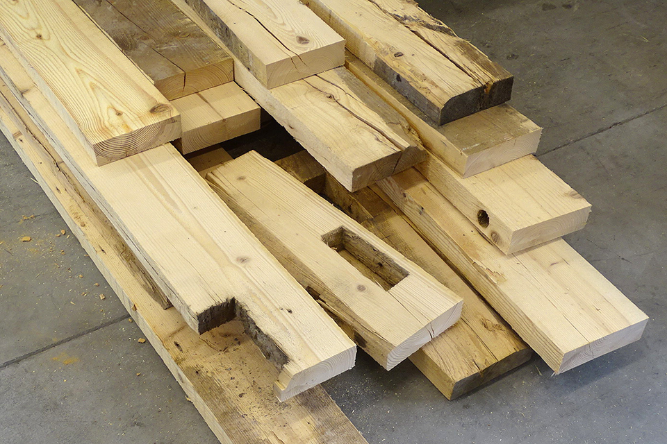 Stack of timber